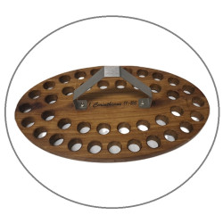 Communion Tray 40 hole  Kiaat wood     (**NEW**)